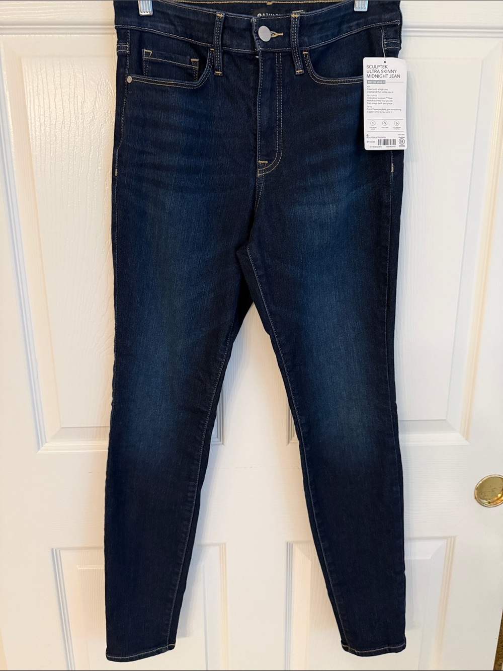 Athleta Women's Sculptek Ultra Skinny Midnight Jeans